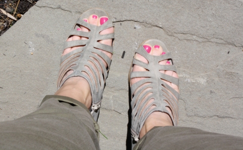 I bought these wedges on a whim and they proved to be nothing short of fabulous! 